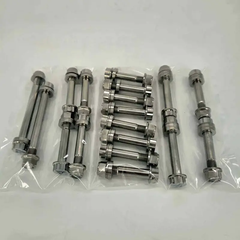 Avid Racing Can-Am Maverick X3 Avid Spec Trailing Arm Titanium Bolt Hardware Kit - 58 Piece (Fits Avid Trailing Arm Only) 3