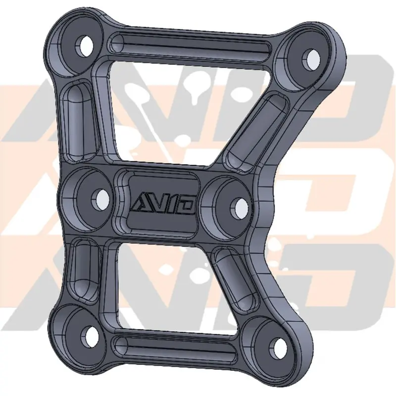 Avid Racing Can-Am Maverick X3 Billet Radius Rod Plate - Black 1
