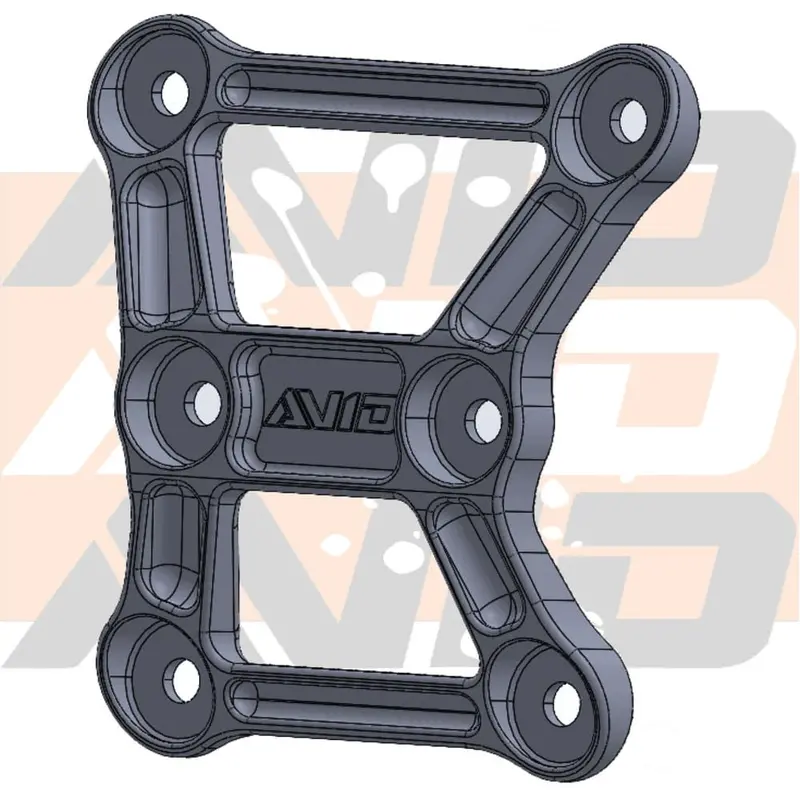 Avid Racing Can-Am Maverick X3 Billet Radius Rod Plate - Polished 1