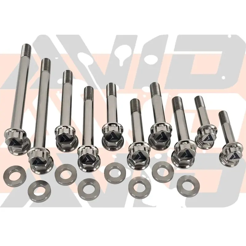 Avid Racing Can-Am Maverick X3 Complete Front Titanium Bolt Hardware Kit - 28 Piece 1