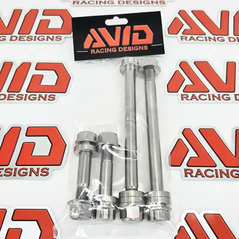 Avid Racing Can-Am Maverick X3 Front Shock Titanium Bolt Hardware Kit - 14 Piece 4