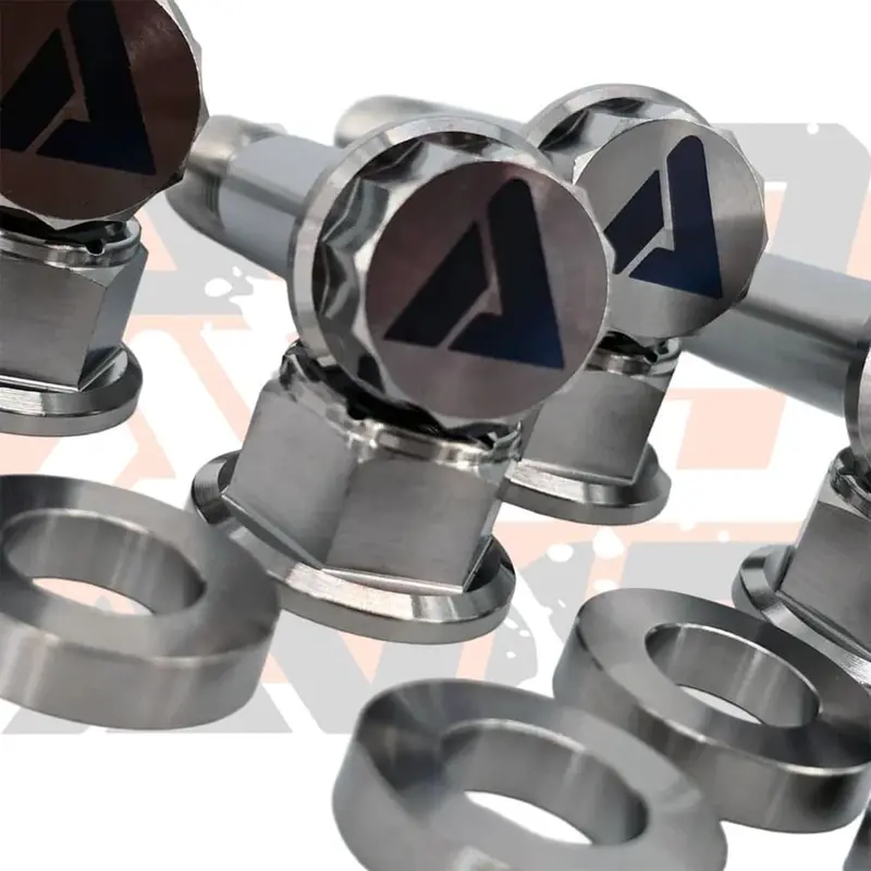 Avid Racing Maverick X3 Rear Shock Titanium Hardware Kit - 12 Piece 2