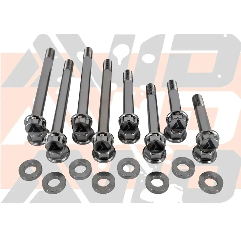 Avid Racing Maverick X3 Rear Sway Bar Titanium Bolt Hardware Kit - 24 Piece 1
