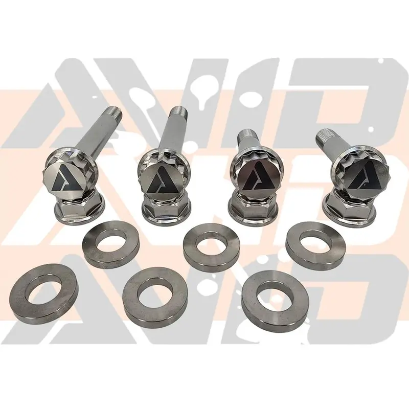 Avid Racing Polaris Rzr Pro R Front Factory Shock Titanium Bolt Hardware Kit - 12 Piece 1