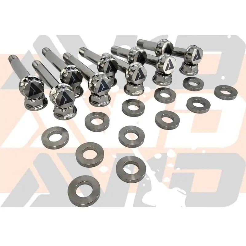 Avid Racing Polaris Rzr Pro R Rear Factory Trailing Arm Titanium Bolt Hardware Kit - 30 Piece 1