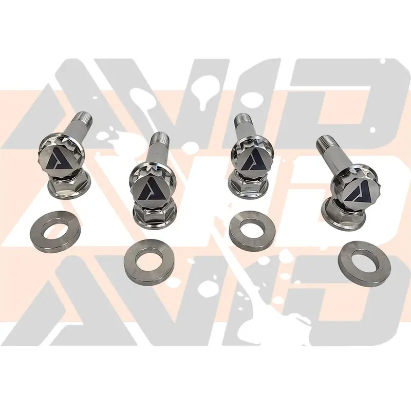 Avid Racing Polaris Rzr Pro R Rear Shock Titanium Bolt Hardware Kit - 12 Piece 1
