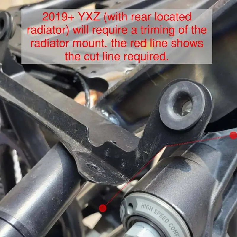 Avid Racing Yamaha Yxz1000r 64" Xc Rear Arm Kit 2