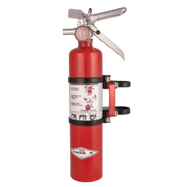 Axia Alloys Quick Release Fire Extinguisher Mount W/ 2.5Lb Extinguisher 1