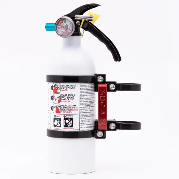 Axia Alloys Quick Release Fire Extinguisher Mount W/ 2Lb Extinguisher 1
