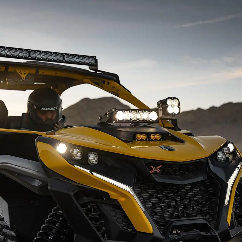 Baja Designs Can-Am Maverick R 10" Onx6+ Shock Tower Kit 1