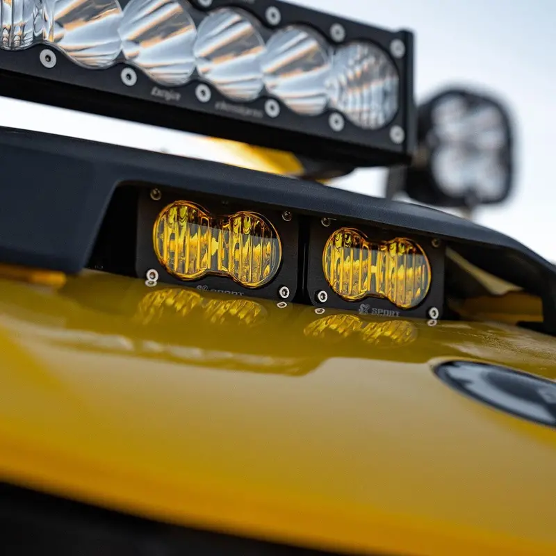 Baja Designs Can-Am Maverick R Dual S2 Pro Hood Kit 1