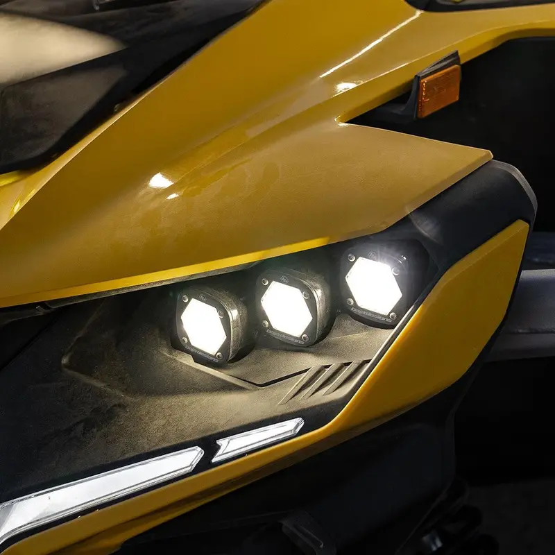 Baja Designs Can-Am Maverick R Triple S1 "Unlimited" Headlight Kit 1