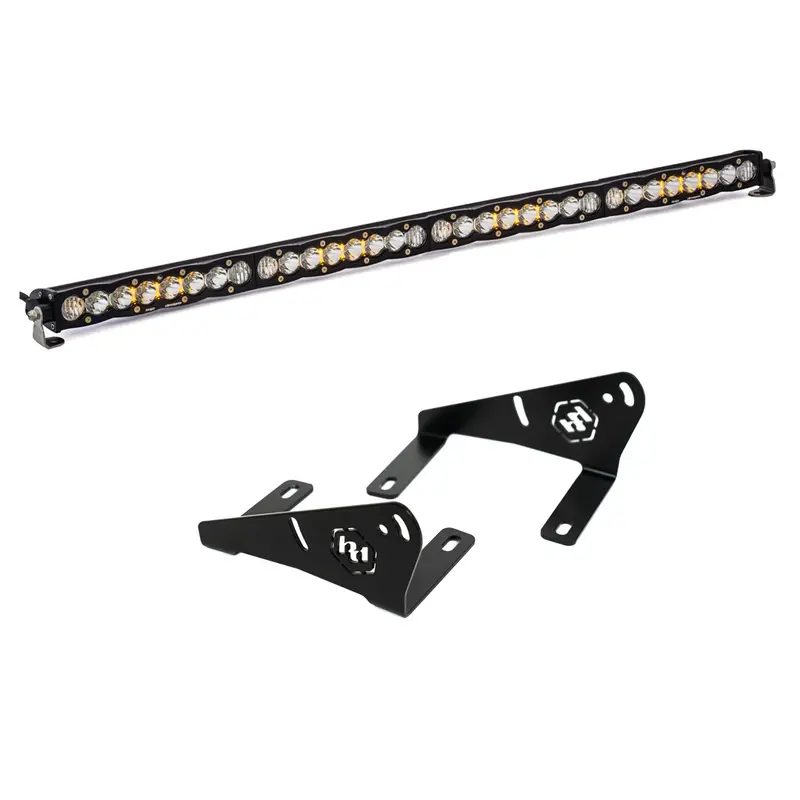 Baja Designs Polaris 2022 Rzr Pro R S8 40" Light Bar Roof Kit 1