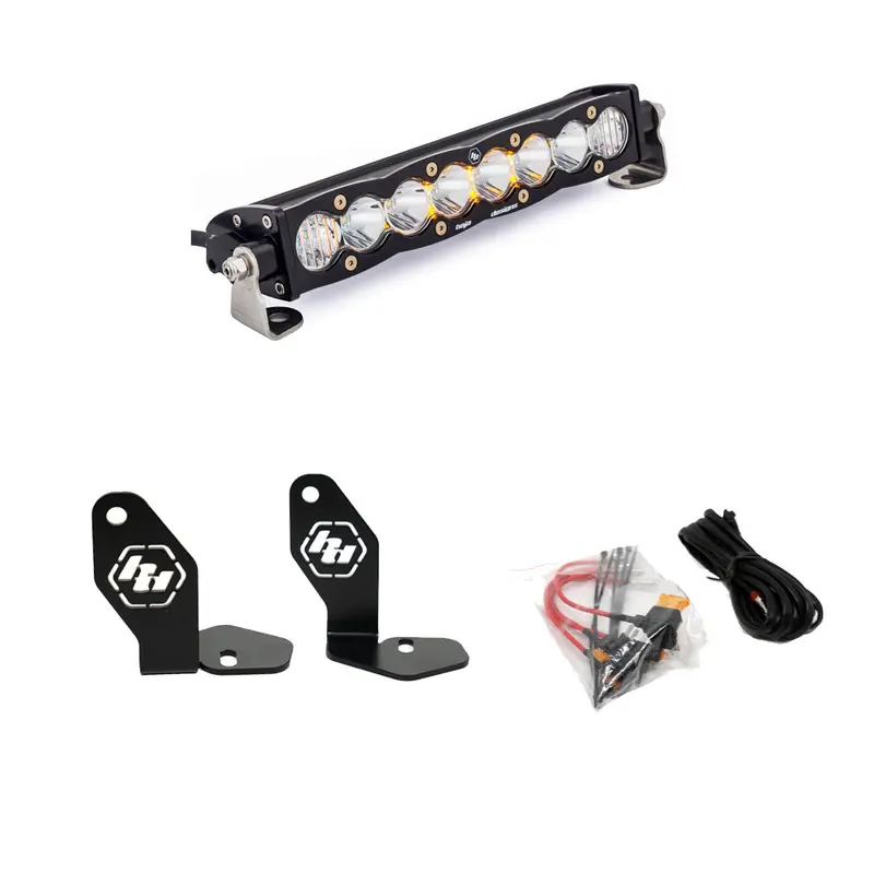 Baja Designs Polaris Rzr Pro R S8 10" Hood Mount Kit 1