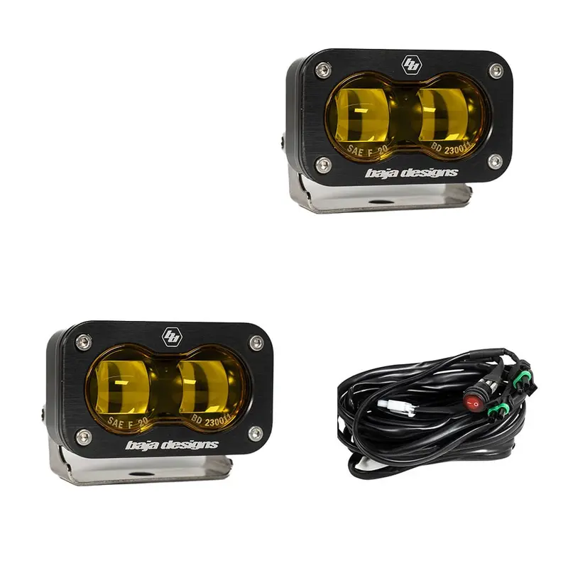 Baja Designs S2 Sae Led Auxiliary Light Pod Pair - Universal 2