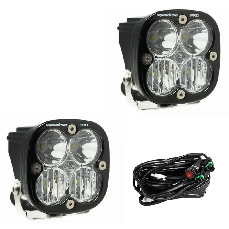 Baja Designs Squadron Pro Black Led Auxiliary Light Pod Pair - Universal 3