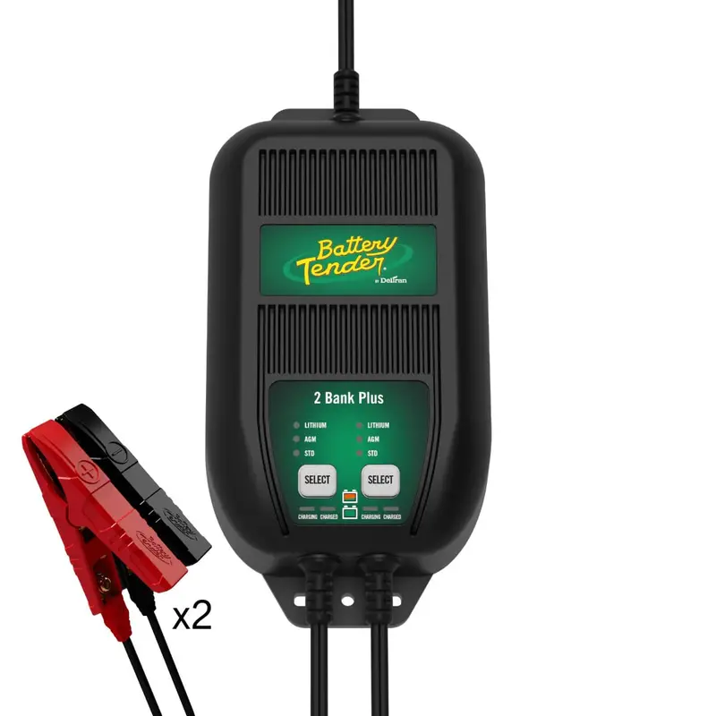 Battery Tender 1.25 Amp 12V 2-Bank Battery Charger 1