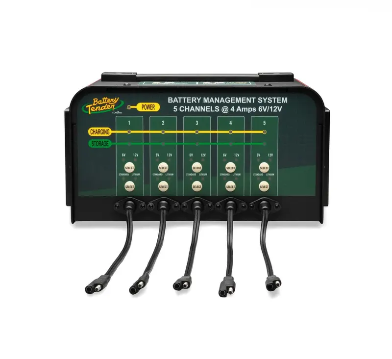 Battery Tender 4 Amp 12V/6V 5 Bank Selectable Battery Charger 1