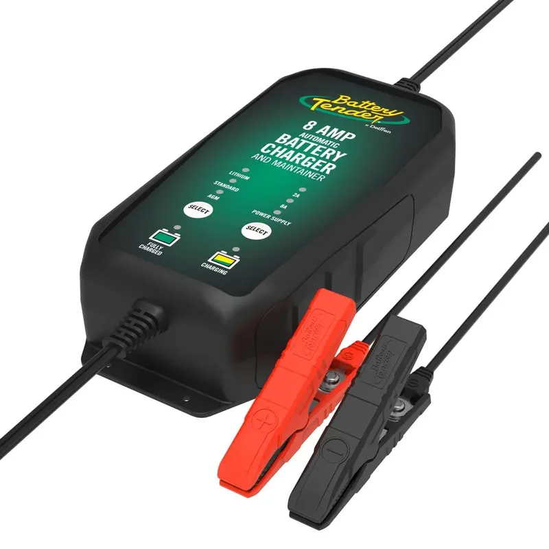 Battery Tender 8 Amp / 2 Amp Power Tender Selectable 12V Battery Charger 2