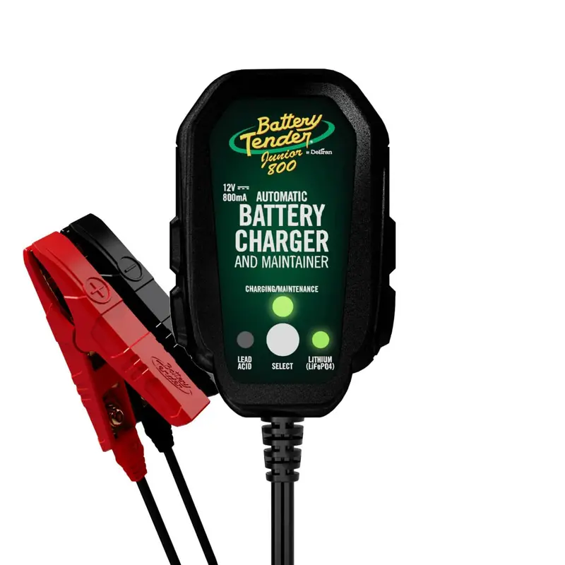 Battery Tender 800Ma 12V Junior Selectable Chemistry Battery Charger & Maintainer 1