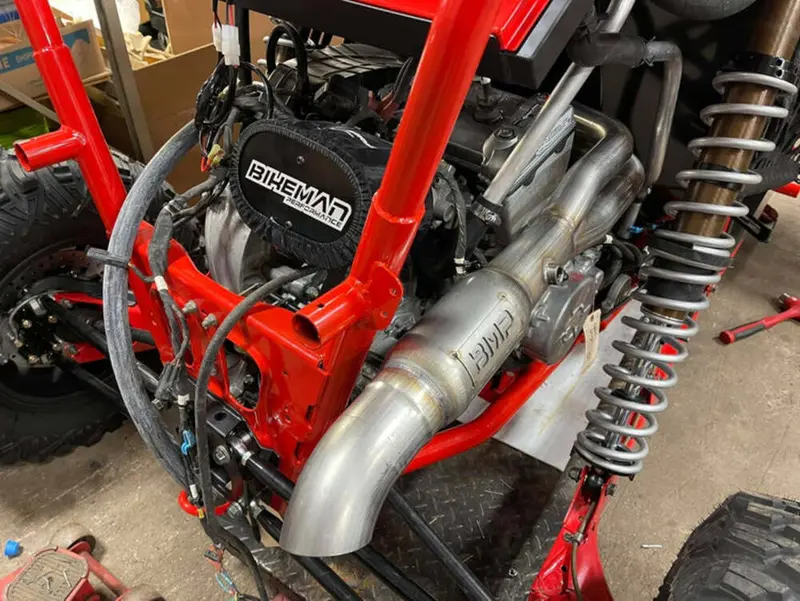 Bikeman Performance '14-'23 Polaris Rzr Xp 1000/Rs1 Race Exhaust 2