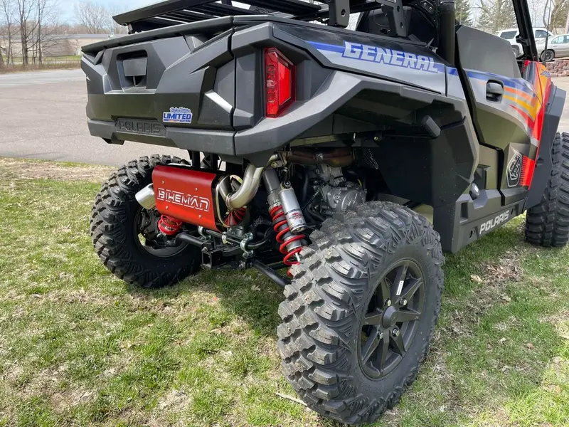 Bikeman Performance '16+ Polaris General 1000/1000 S Models Stainless Slip-On Exhaust 2