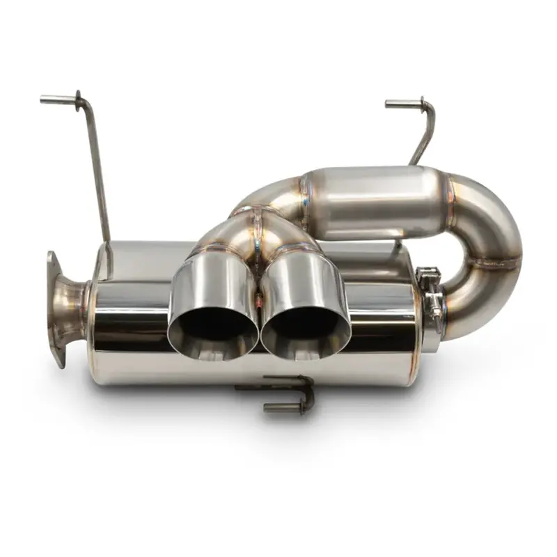 Bikeman Performance Polaris Rzr Pro R Center Exit Slip On Exhaust With Dual 3.0'' Tip 1