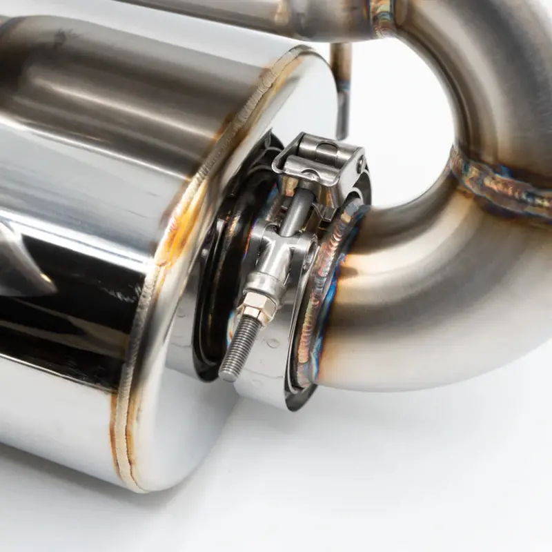 Bikeman Performance Polaris Rzr Pro R Center Exit Slip On Exhaust With Dual 3.0'' Tip 2