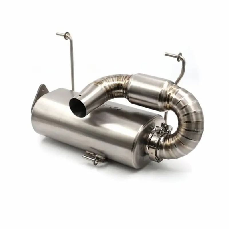 Bikeman Performance Polaris Rzr Pro R Titanium Center Exit Slip-On Exhaust 1