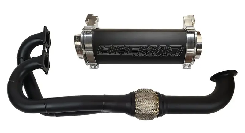 Bikeman Performance Polaris Rzr Rs1/Xp 1000 Big Mo Full Exhaust System - Ceramic Black 1