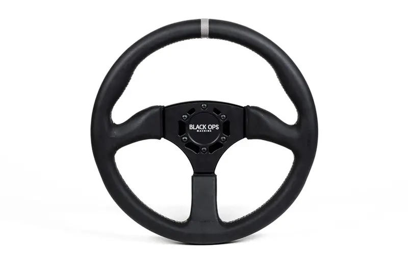 Black Ops Machine Leather Deep Steering Wheel 1