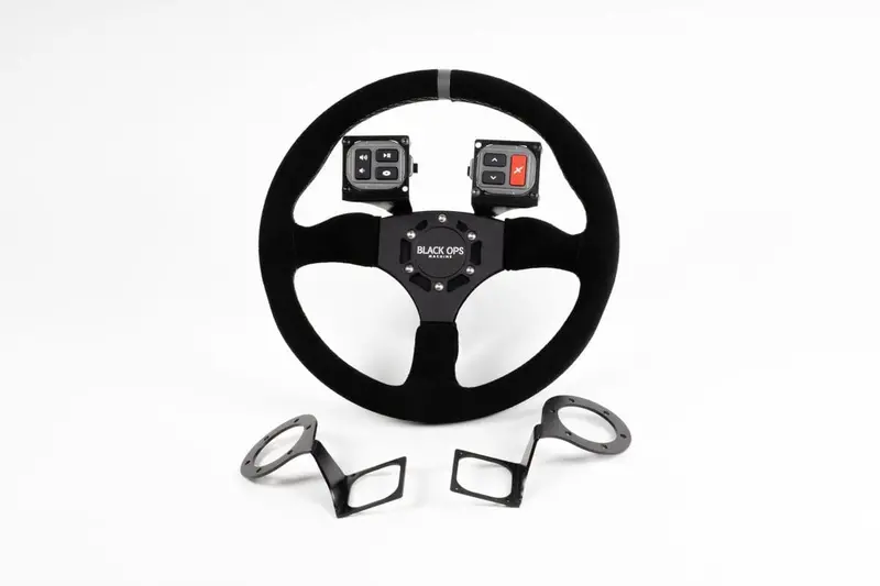 Black Ops Machine Polaris Rzr Pro R/Turbo R Deep Wheel Button Mounts 1