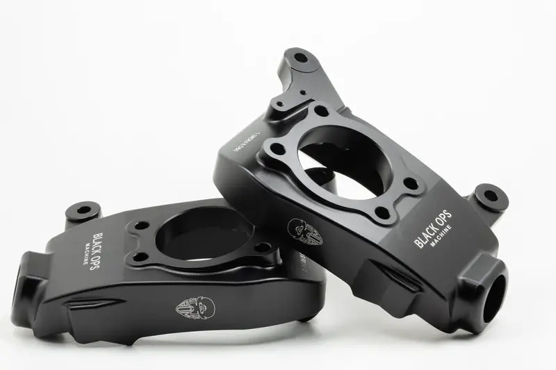 Black Ops Machine Polaris Rzr Pro R/ Turbo R Front Knuckles 1