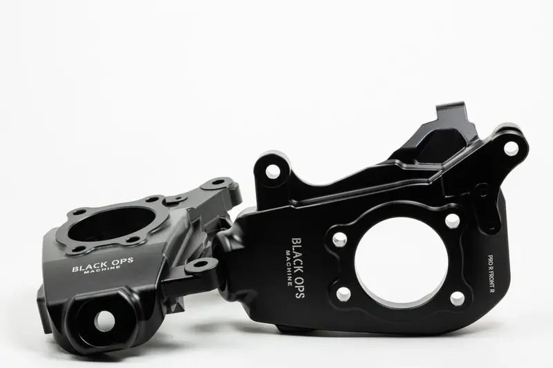 Black Ops Machine Polaris Rzr Pro R/ Turbo R Front Knuckles 2