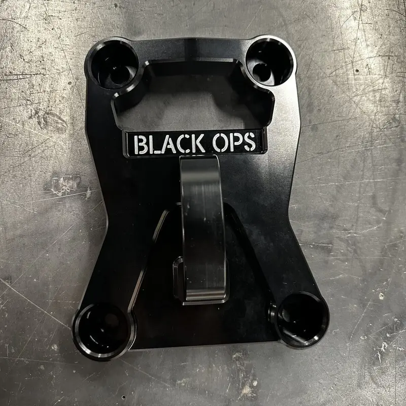 Black Ops Machine Polaris Rzr Pro R/ Turbo R Pull Plate 1