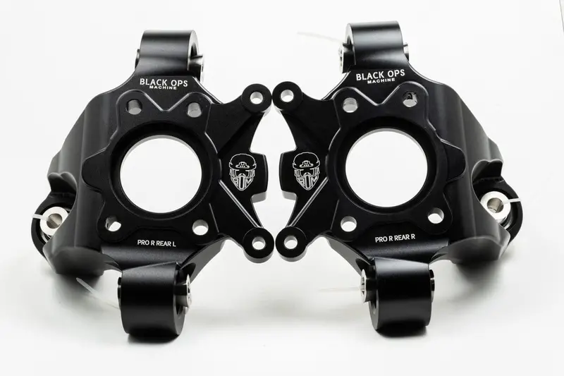 Black Ops Machine Polaris Rzr Pro R/ Turbo R Rear Knuckles 1