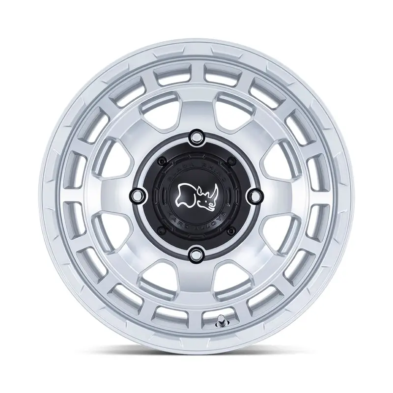 Black Rhino Chamber Utv Wheel - Hyper Silver With Machined Face 1