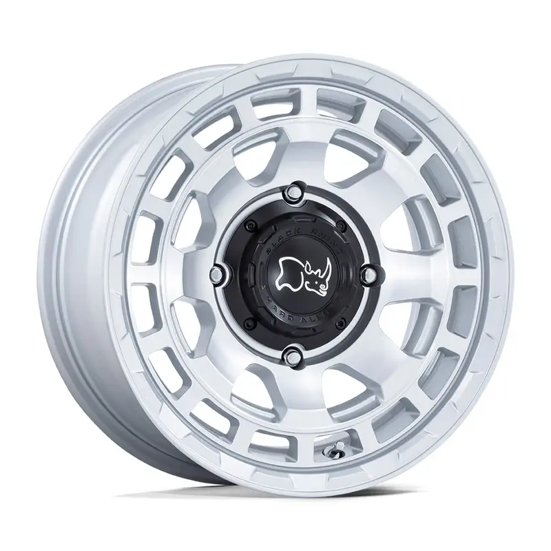 Black Rhino Chamber Utv Wheel - Hyper Silver With Machined Face 2