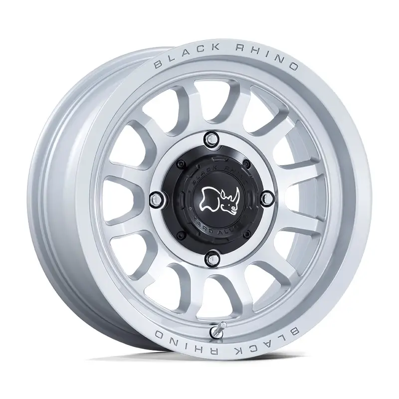 Black Rhino Rapid Utv Wheel - Hyper Silver With Machined Face 2