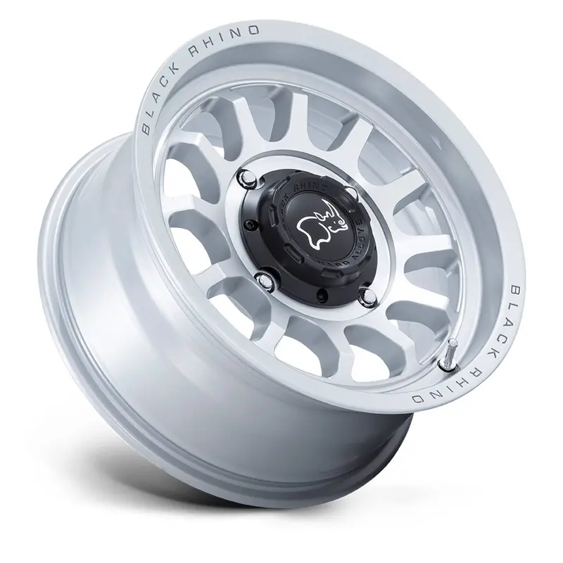 Black Rhino Rapid Utv Wheel - Hyper Silver With Machined Face 3