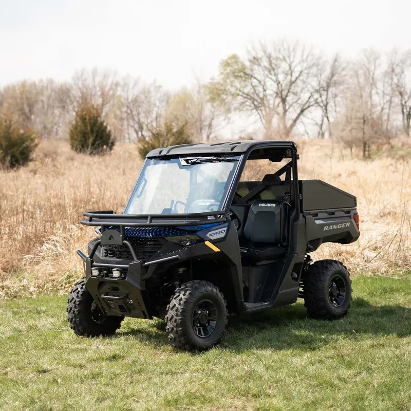 Black River Glass Tip-Out Windshield - Polaris Ranger & Can-Am Defender 1