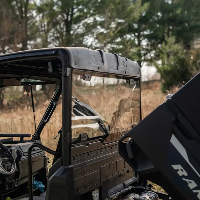 Black River Utv Rear Glass Window - Polaris Ranger & Can-Am Defender 1