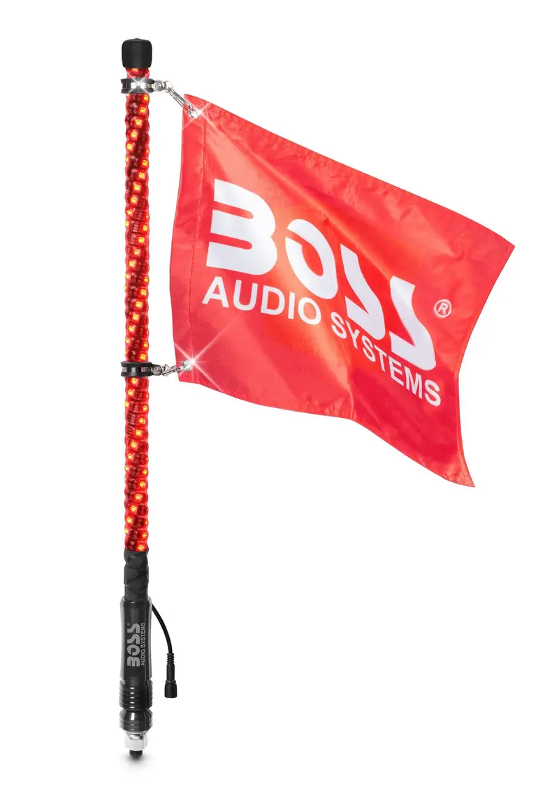 Boss Audio 24" Long Rgb Led Wrapped Whip - 360° Of Color 1