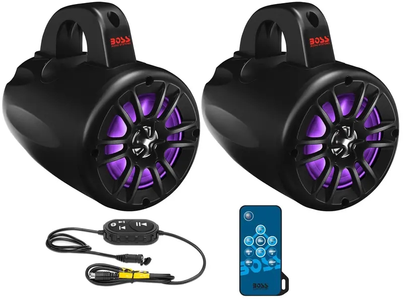 Boss Audio 4" Weatherproof Amplified Bluetooth Power Pod 1