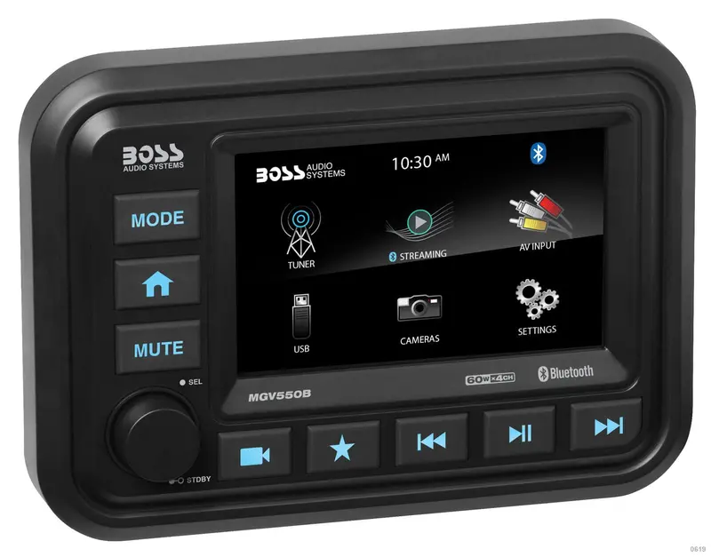 Boss Audio Gauge Mech-Less Multimedia Player (No Cd/Dvd) 5" Touchscreen 1