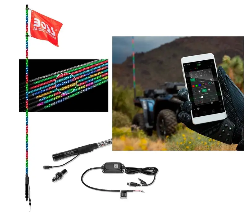 Boss Audio Xp6 360 Rgb Led Whip 1