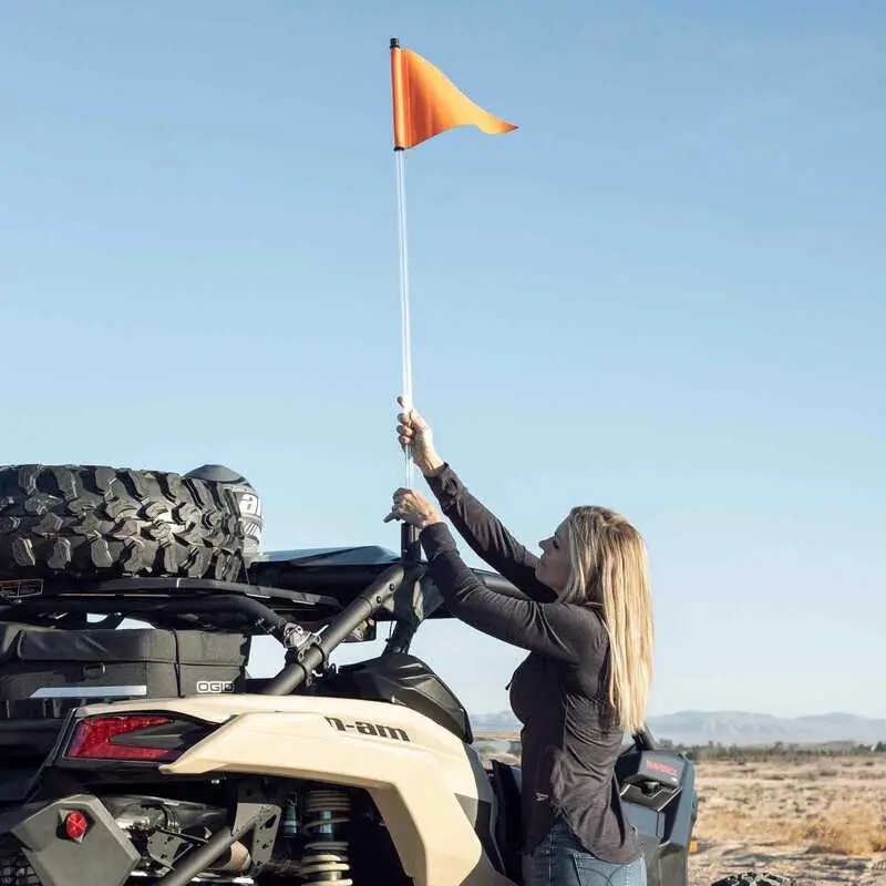 Brp Can-Am Adjustable Lighted Whip Flag 1