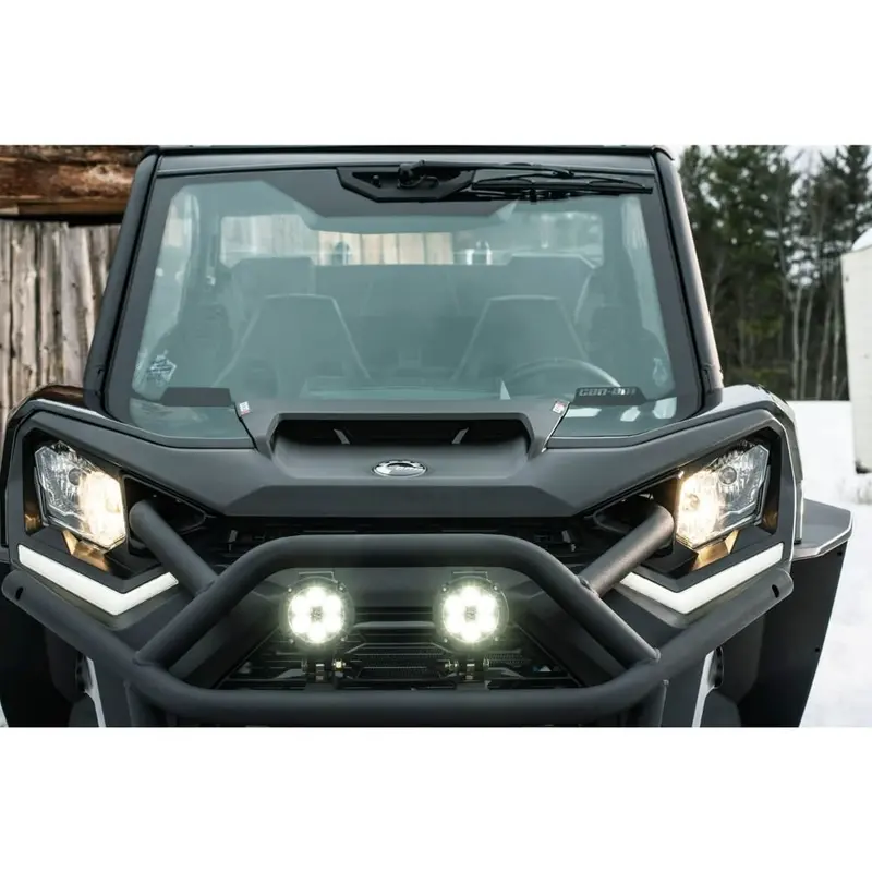 Brp Can-Am Commander Glass Windshield With Wiper 2