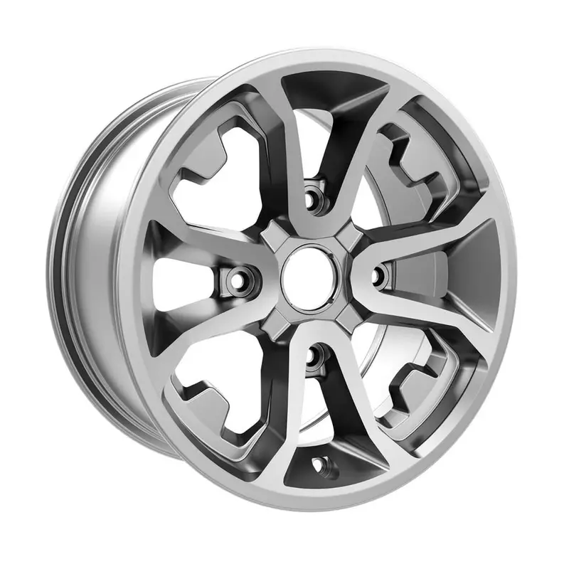 Brp Can-Am Defender Front Rim - Silver & Machined 1
