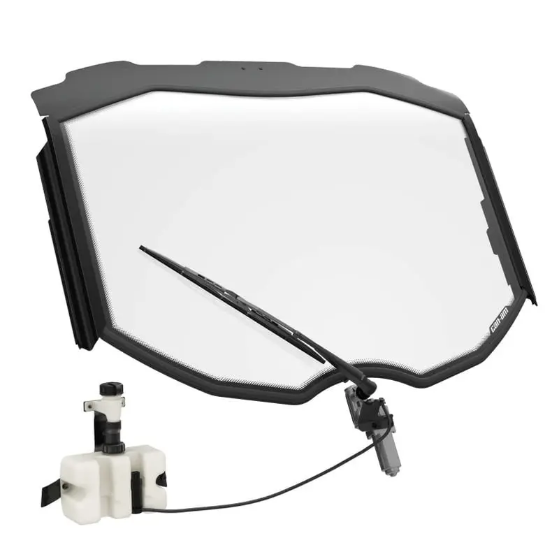 Brp Can-Am Maverick Glass Windshield With Wiper & Washer Kit 1